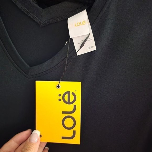 LOLE Basic Black Short Sleeve T-shirt Size S - Picture 9 of 10